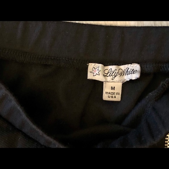 🔴 Gothic Emo Punk Long Black Maxi Skirt w/ Zip M - Picture 4 of 6